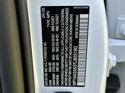 2026 Porsche Macan Macan