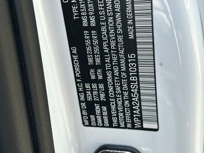 2025 Porsche Macan Base