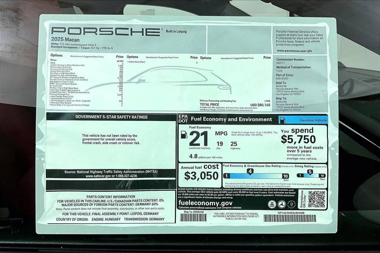 2025 Porsche Macan AWD