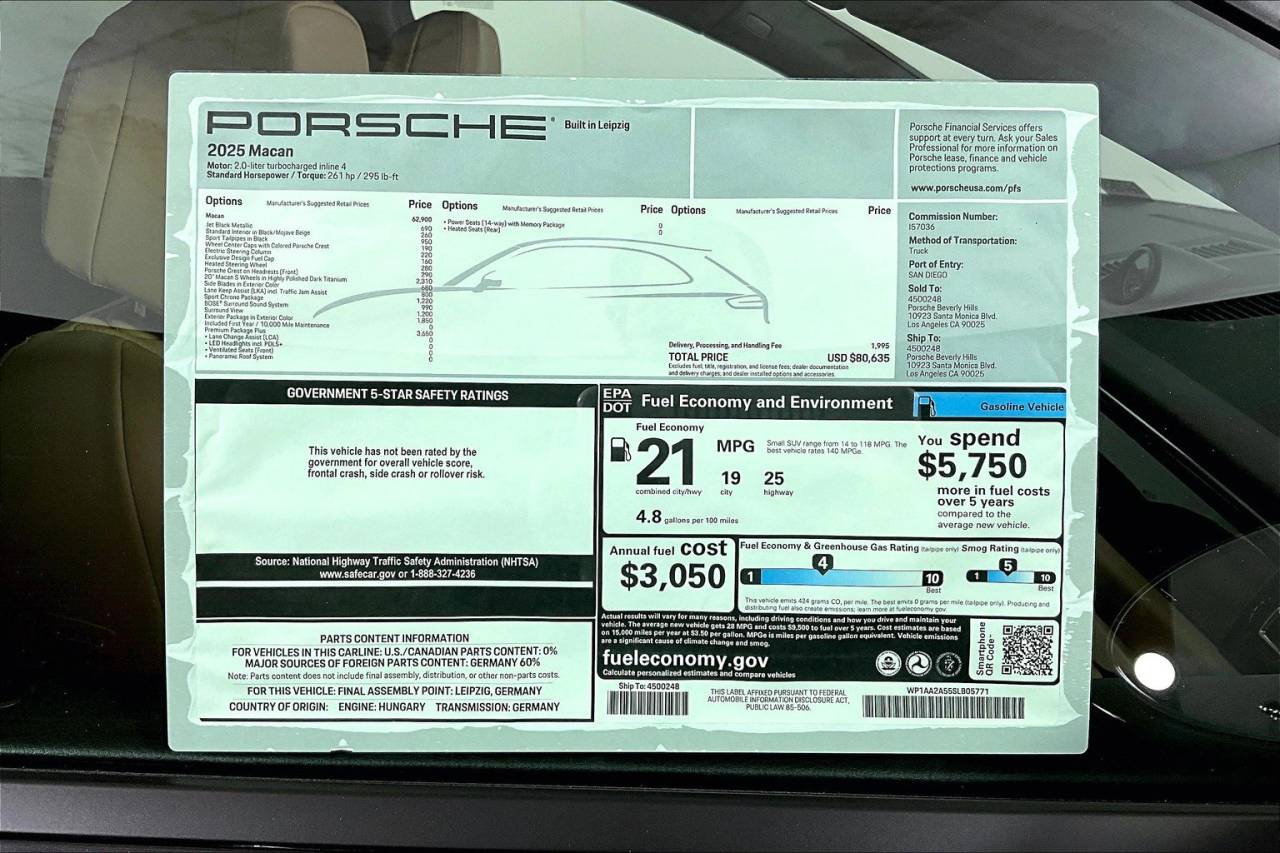 2025 Porsche Macan AWD