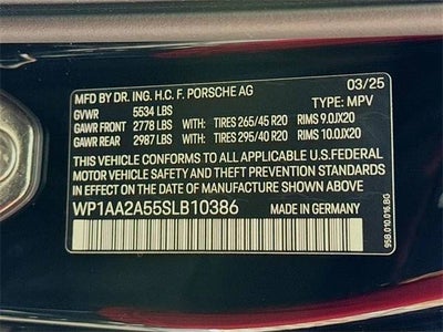 2025 Porsche Macan Base