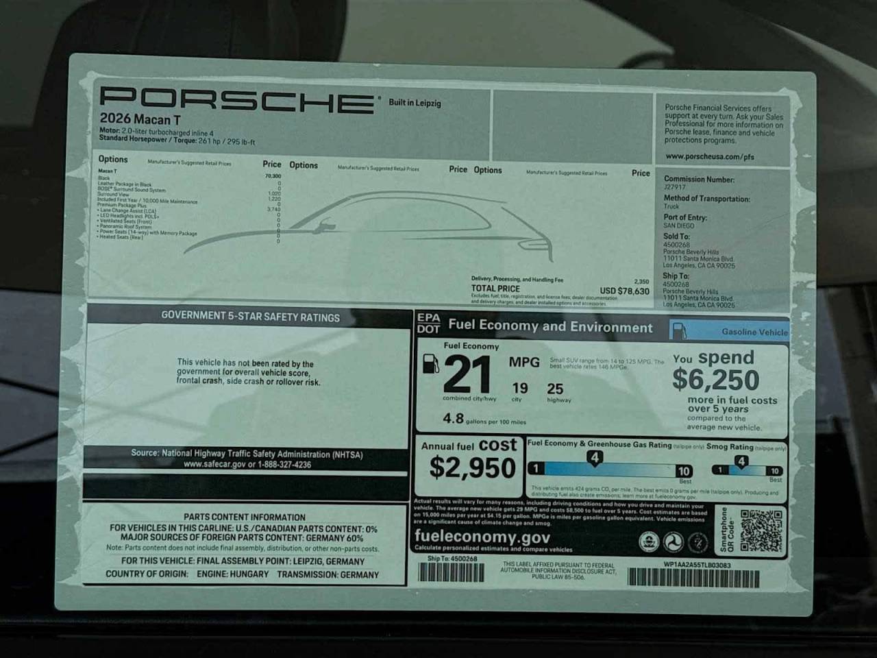 2026 Porsche Macan Macan T