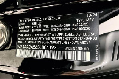 2025 Porsche Macan AWD