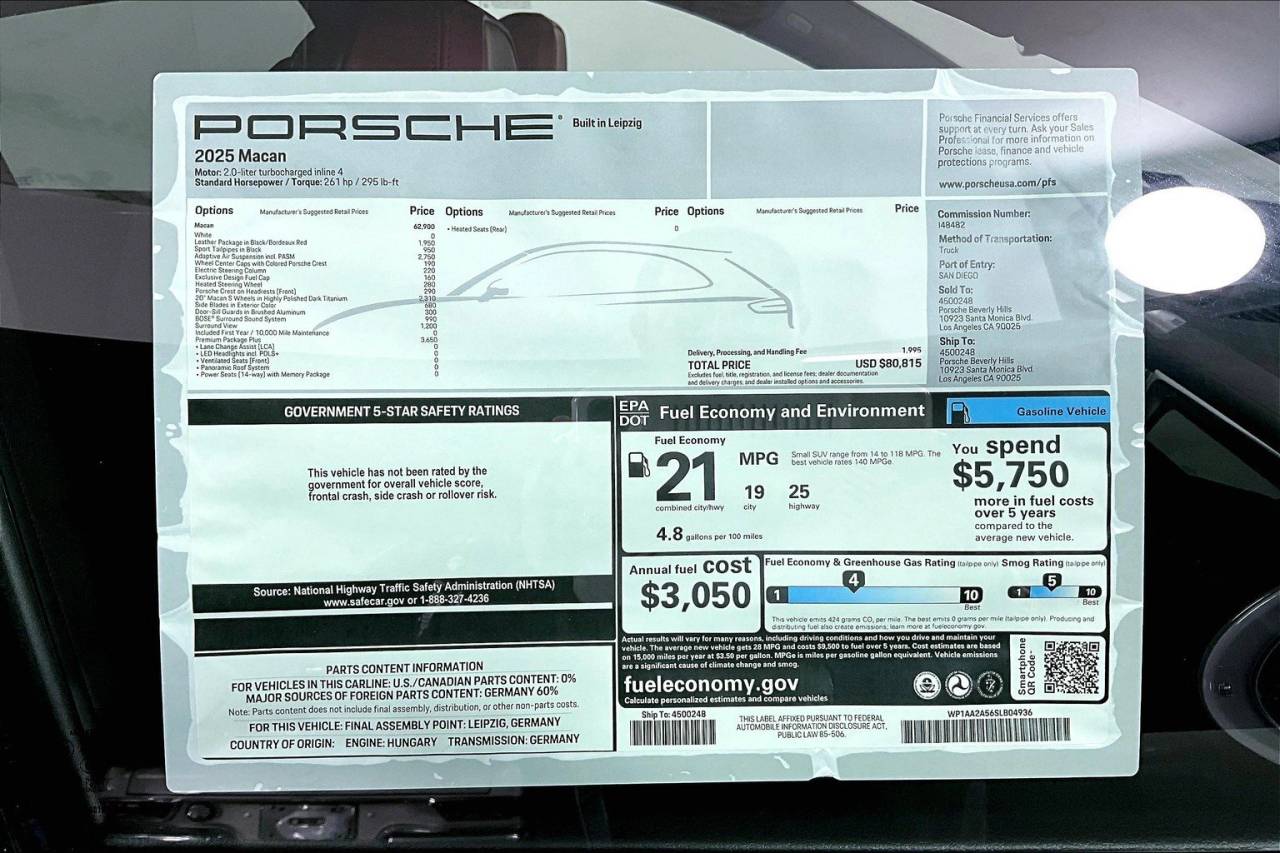 2025 Porsche Macan Base