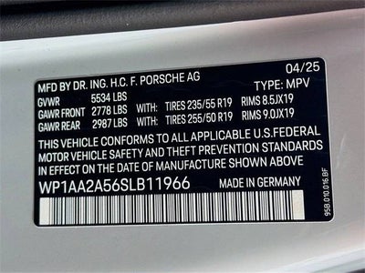 2025 Porsche Macan Base