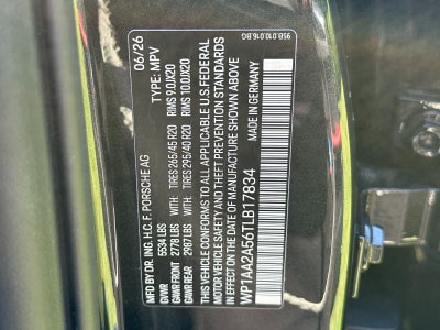 2026 Porsche Macan Macan T