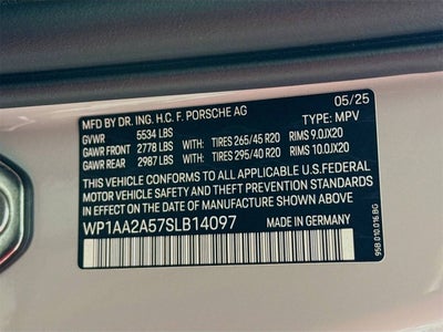 2025 Porsche Macan Macan