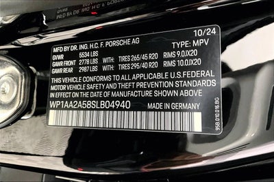 2025 Porsche Macan AWD