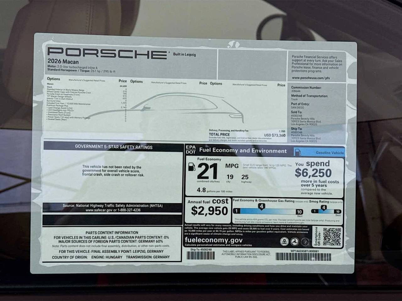 2026 Porsche Macan AWD