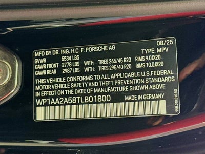 2026 Porsche Macan AWD