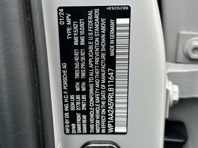 2024 Porsche Macan Macan (MY24)