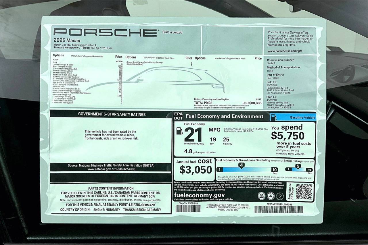 2025 Porsche Macan AWD