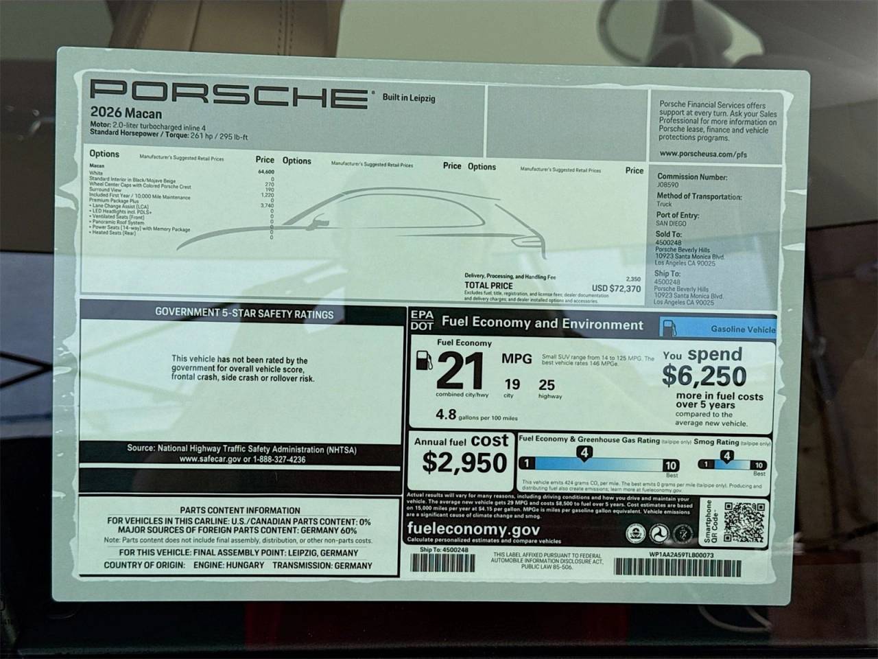2026 Porsche Macan Macan