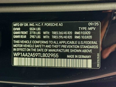 2026 Porsche Macan Macan