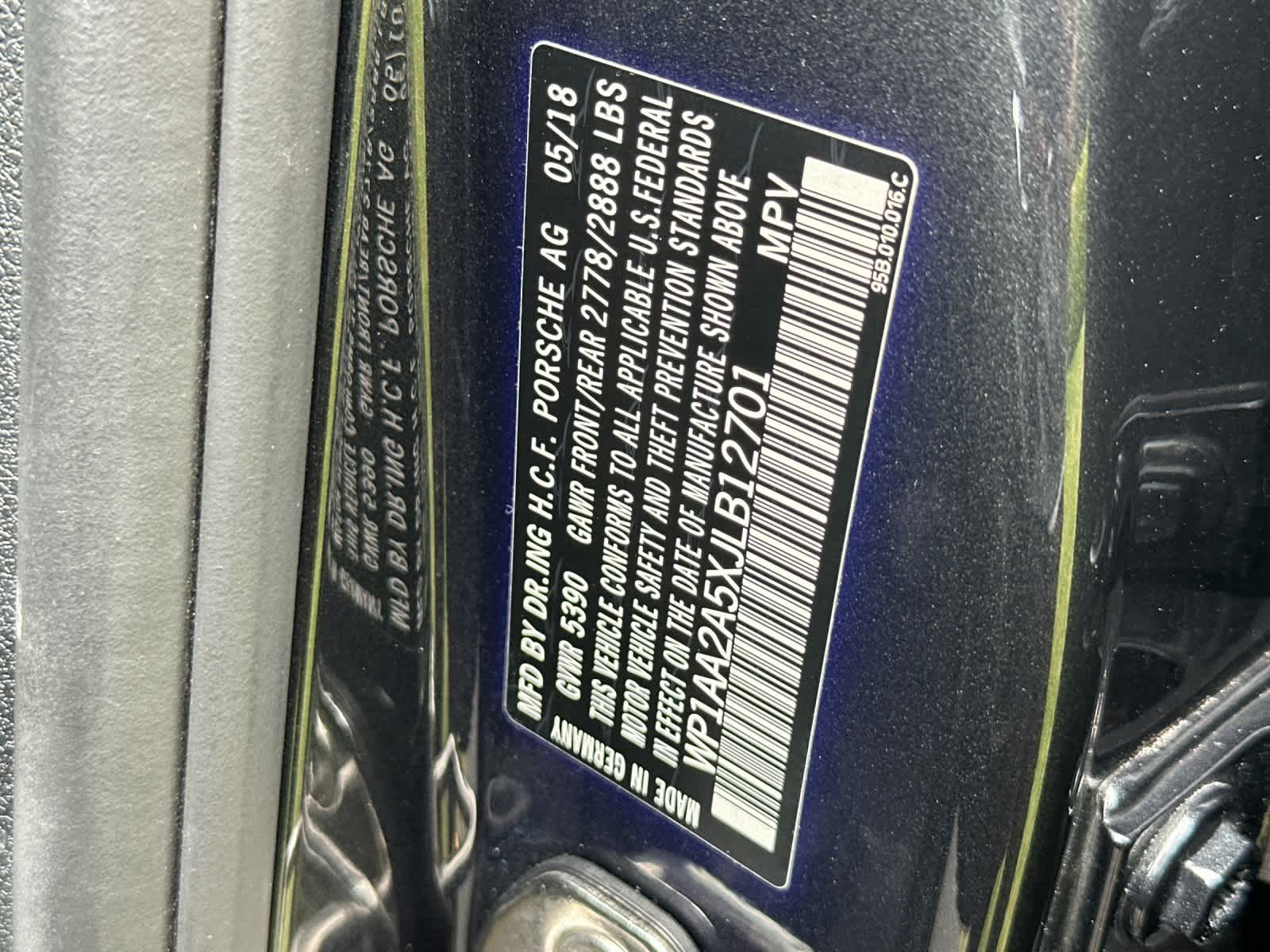 2018 Porsche Macan Sport Edition