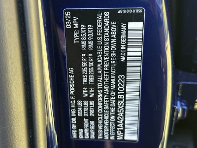 2025 Porsche Macan Macan