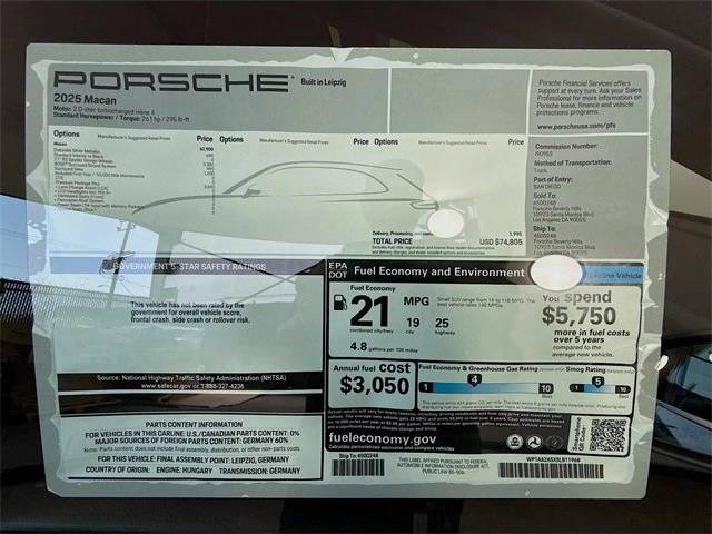 2025 Porsche Macan Base