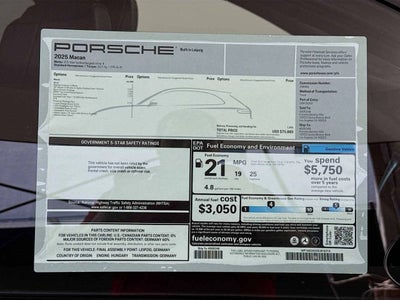 2025 Porsche Macan AWD