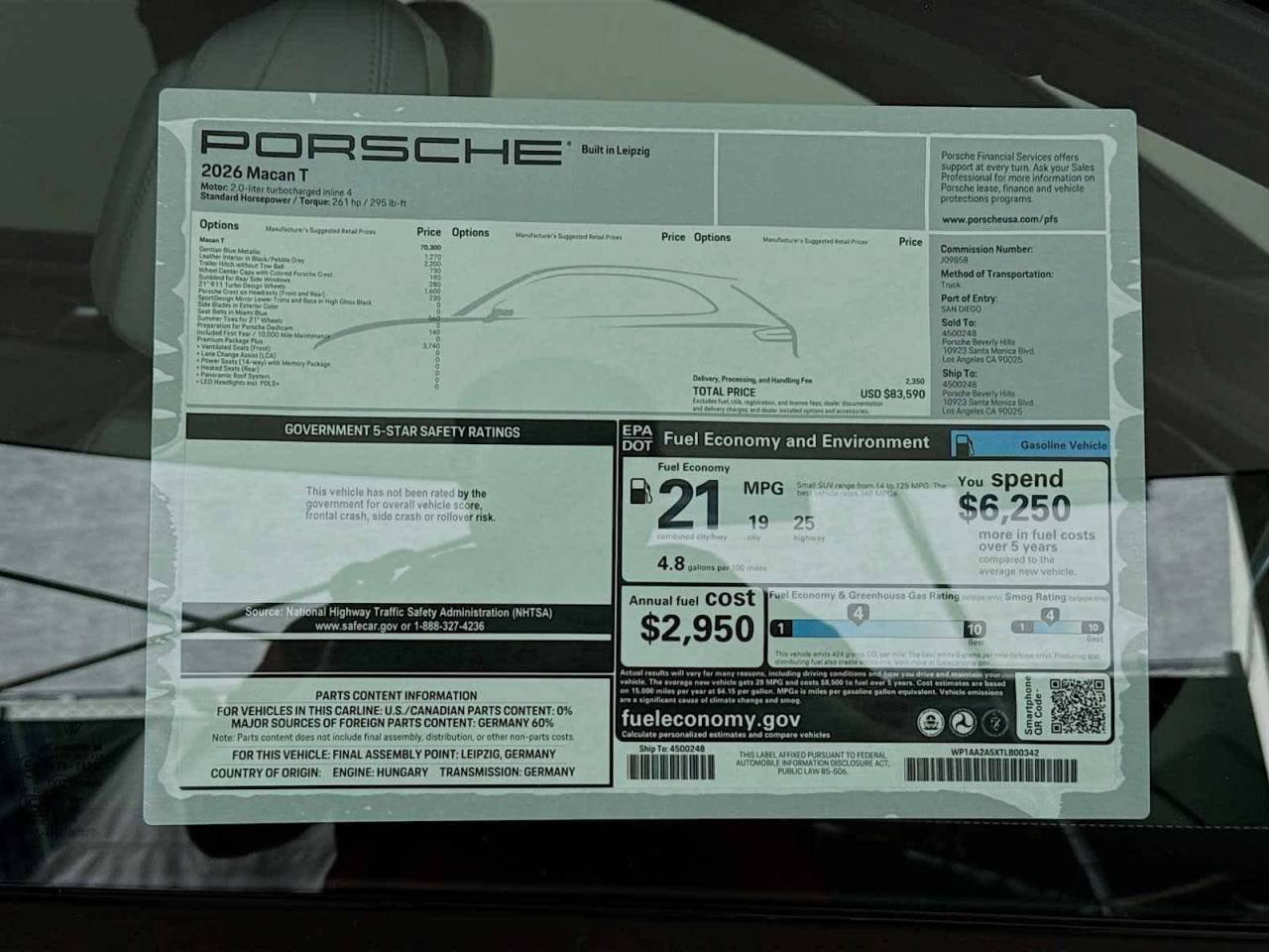 2026 Porsche Macan Macan T