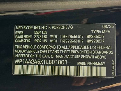 2026 Porsche Macan AWD