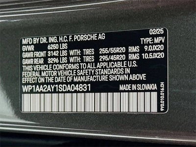 2025 Porsche Cayenne Base