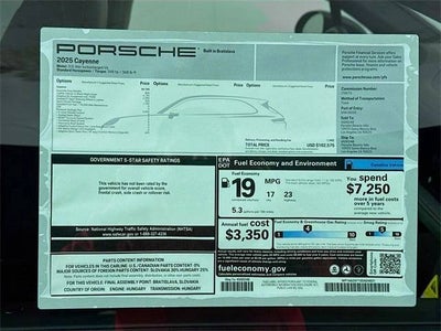 2025 Porsche Cayenne Base
