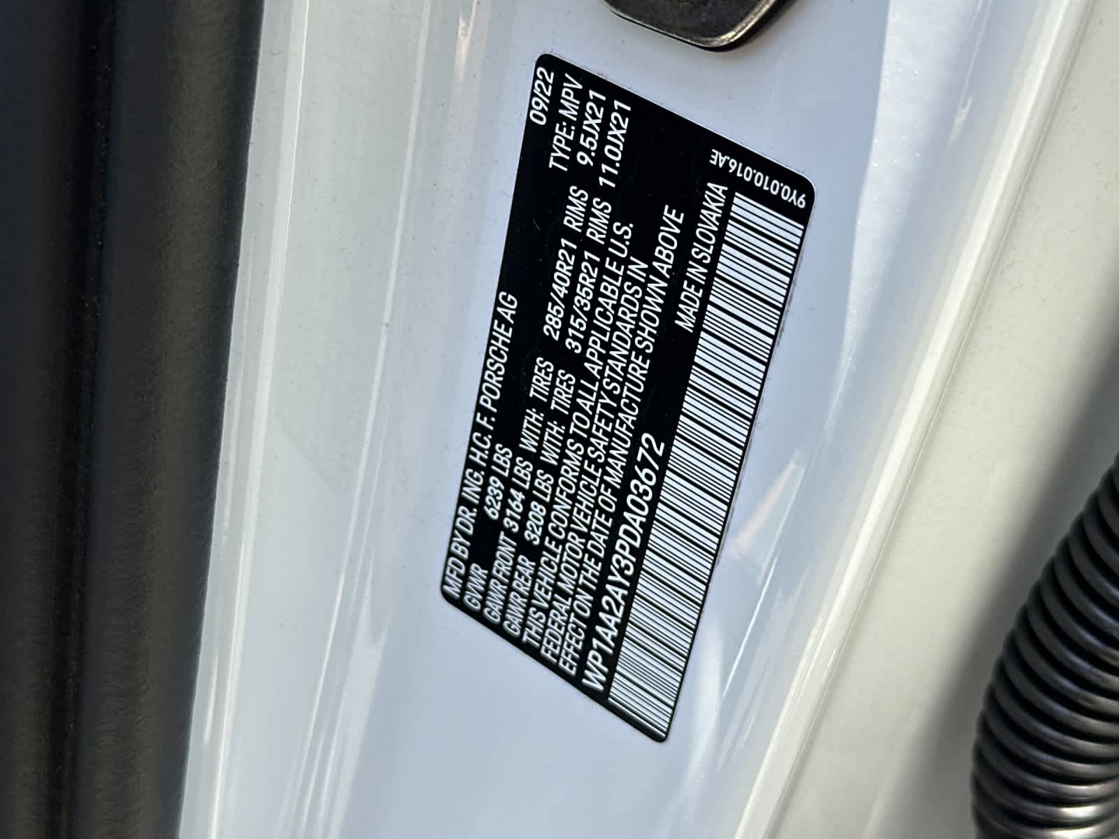 2023 Porsche Cayenne Platinum Edition