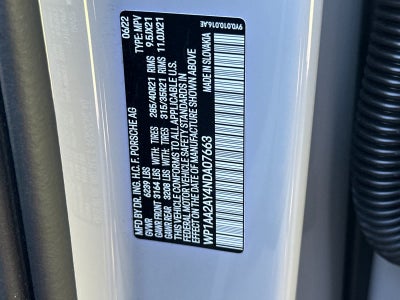 2022 Porsche Cayenne Platinum Edition