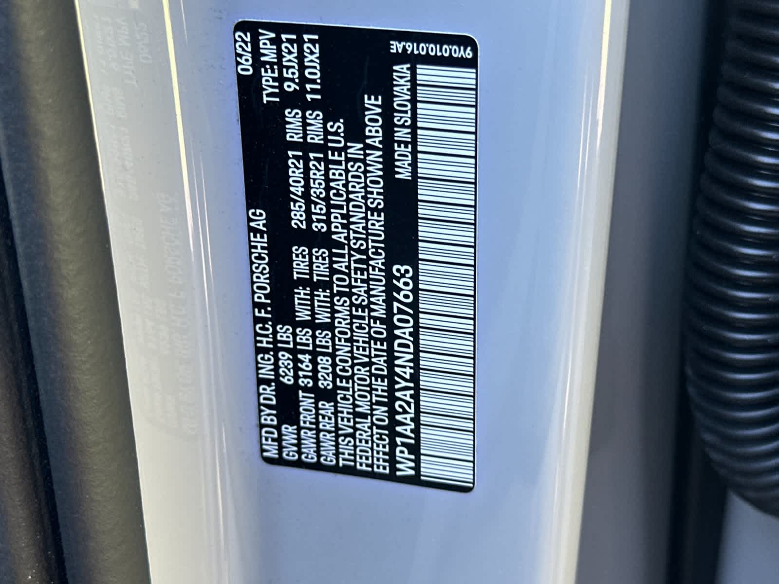 2022 Porsche Cayenne Platinum Edition