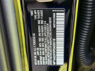 2023 Porsche Cayenne Cayenne Platinum Edition (MY23)