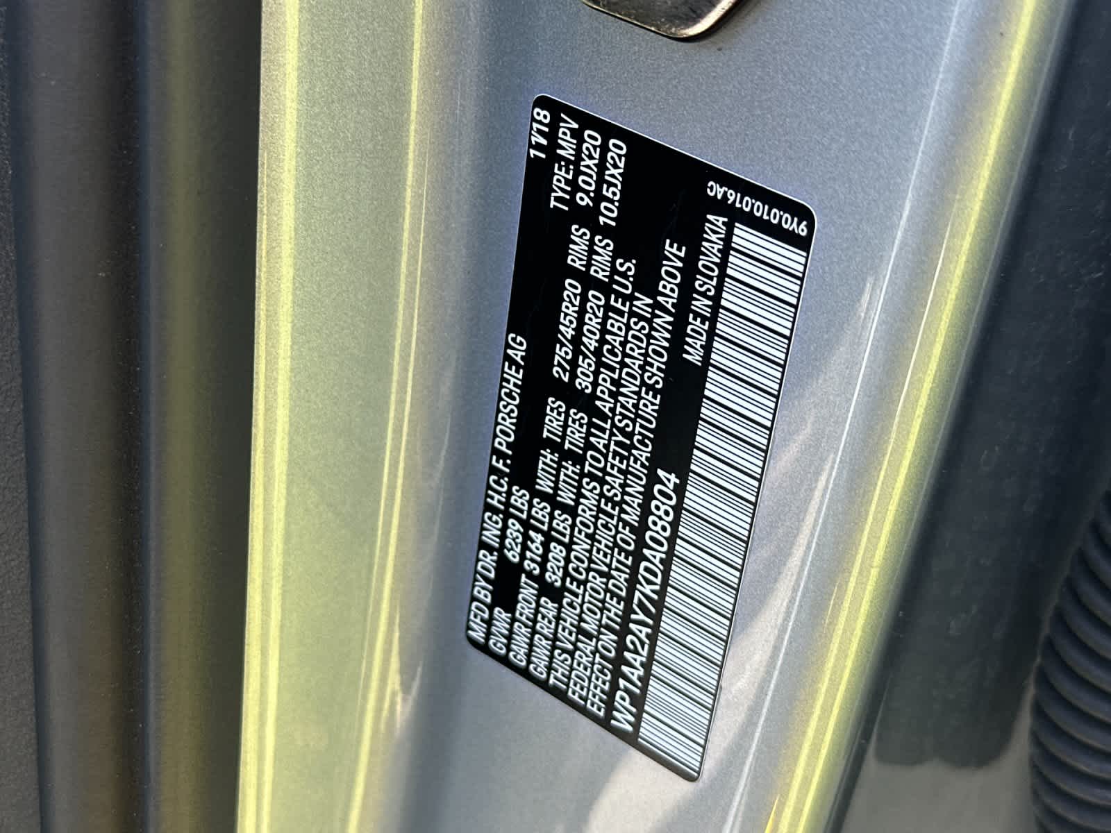 2019 Porsche Cayenne Base