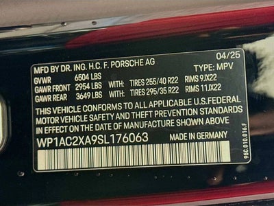 2025 Porsche Macan Electric Turbo