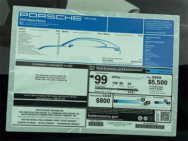 2025 Porsche Macan Electric