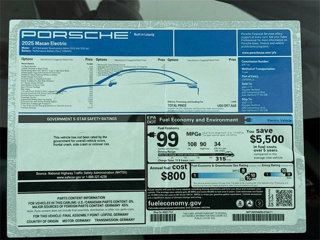 2025 Porsche Macan Electric