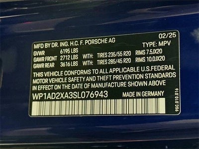 2025 Porsche Macan Electric