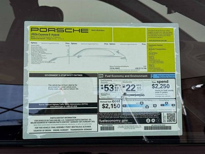 2026 Porsche Cayenne E-Hybrid