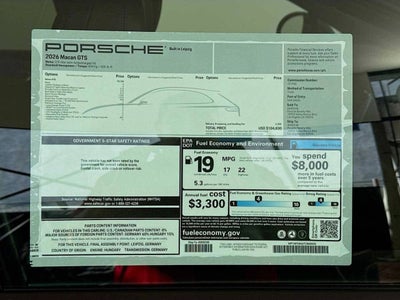 2026 Porsche Macan GTS