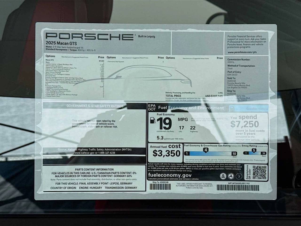 2025 Porsche Macan GTS