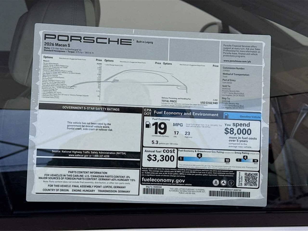 2026 Porsche Macan S