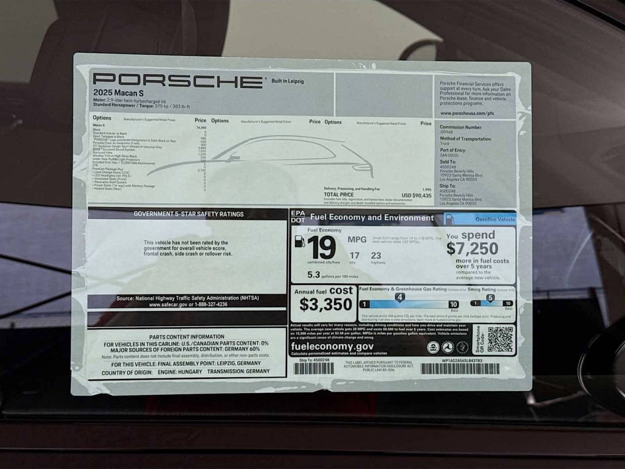 2025 Porsche Macan S
