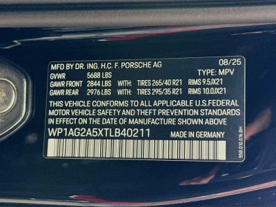 2026 Porsche Macan Macan S