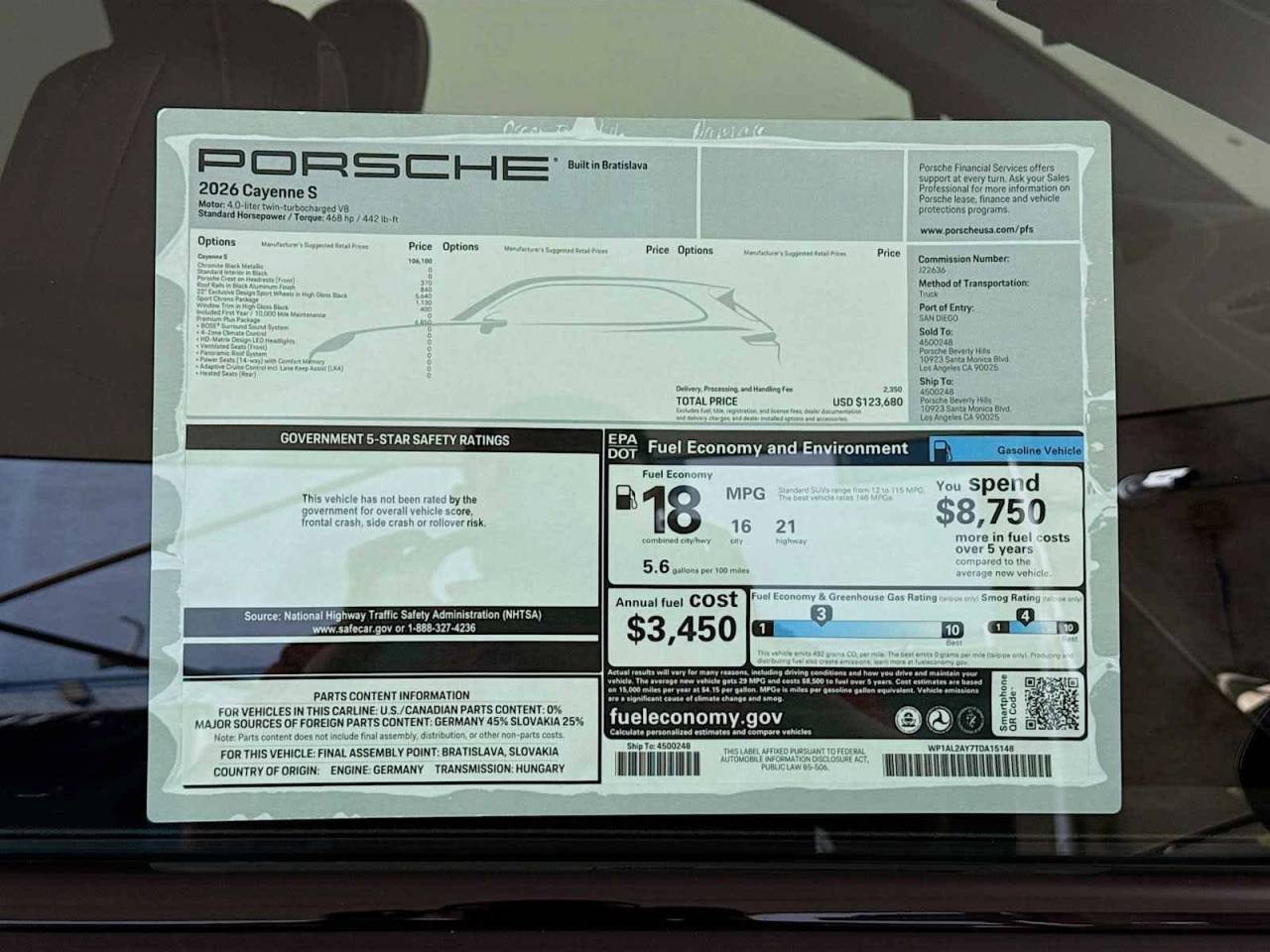 2026 Porsche Cayenne S