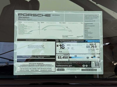 2026 Porsche Cayenne Cayenne S