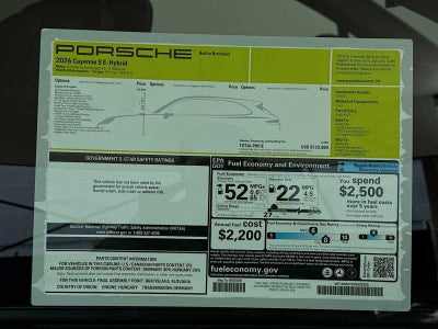 2026 Porsche Cayenne Cayenne S E-Hybrid