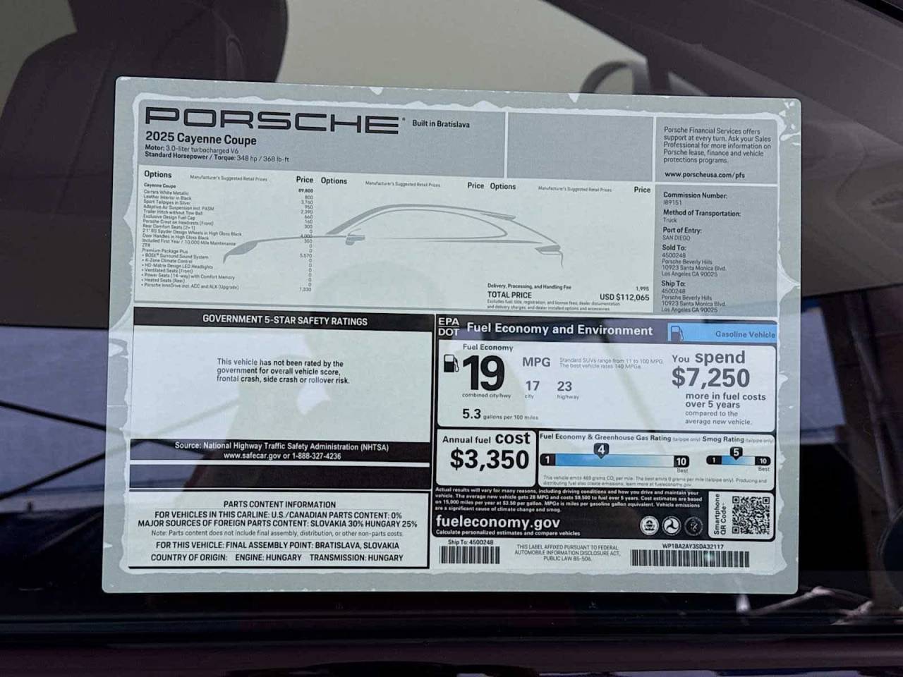 2025 Porsche Cayenne Coupe AWD