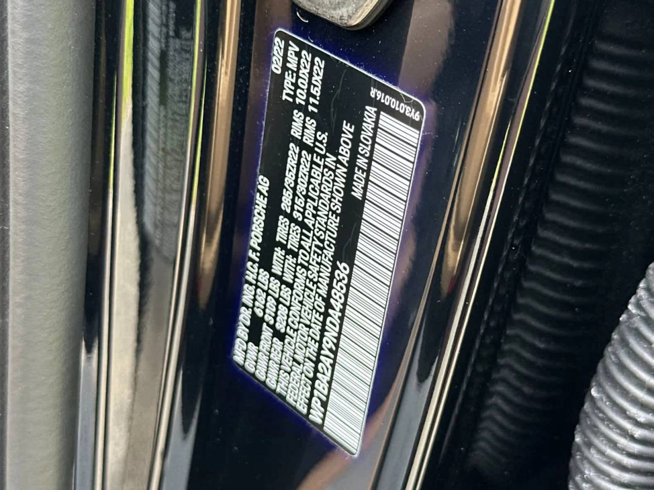 2022 Porsche Cayenne Base