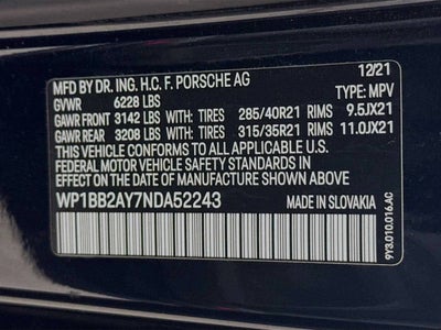 2022 Porsche Cayenne S Coupe