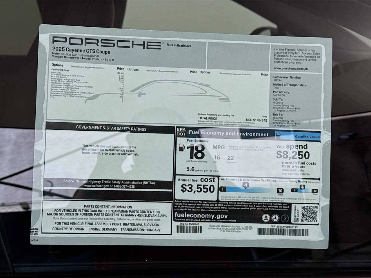 2025 Porsche Cayenne GTS Coupe