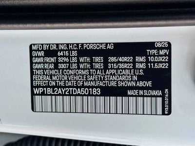 2026 Porsche Cayenne S