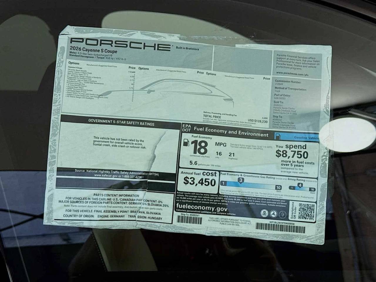 2026 Porsche Cayenne S